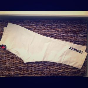 White Savage Barbell Leggings